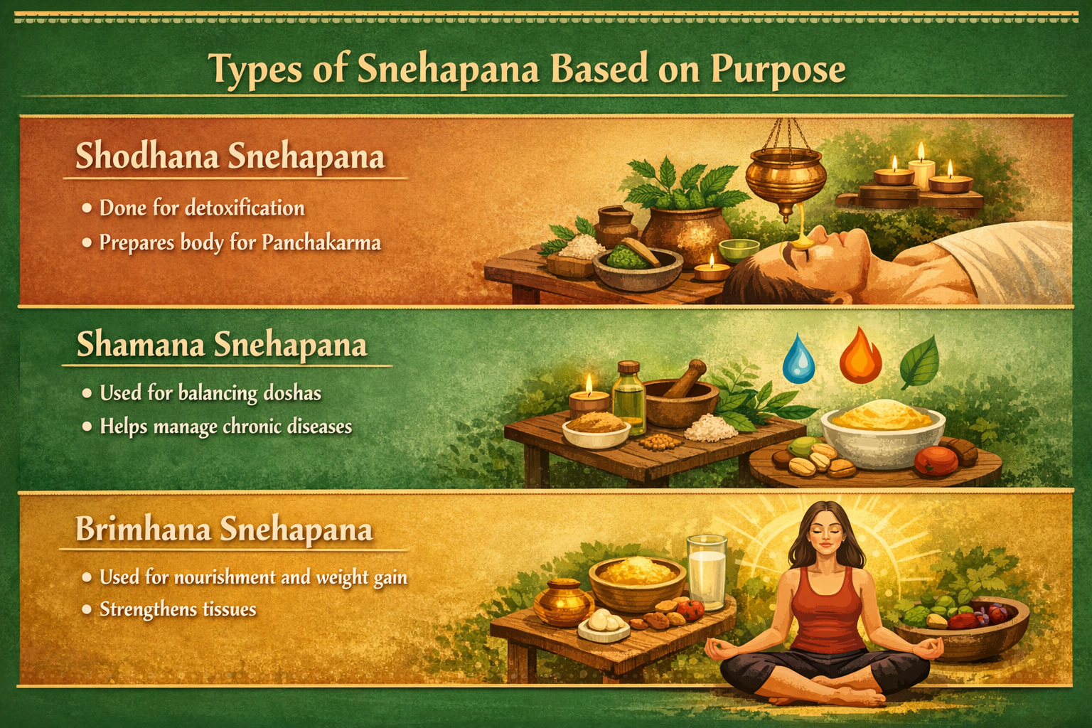Snehapana at Dhanvanthri Ayurveda Vaidya Salai – Madurai