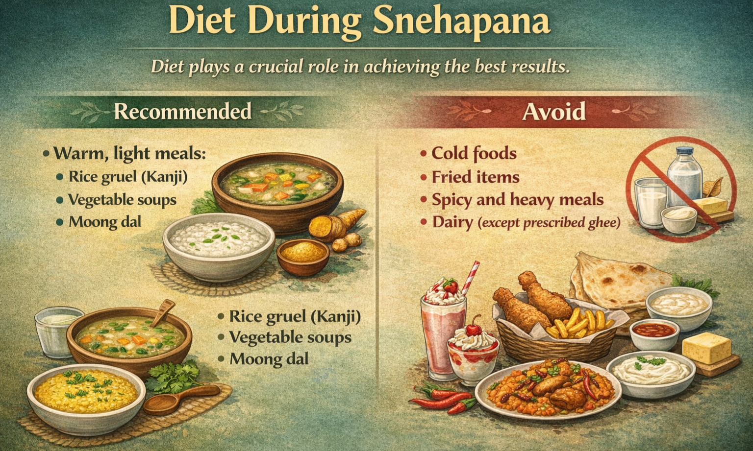 Snehapana at Dhanvanthri Ayurveda Vaidya Salai – Madurai