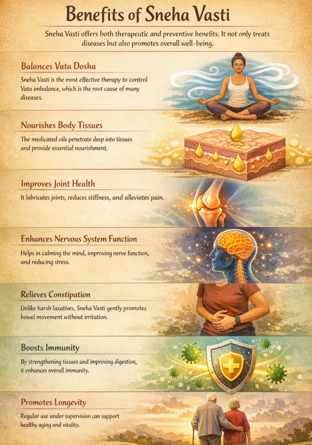 Snehavasti at Dhanvanthri Ayurveda Vaidya Salai – Madurai